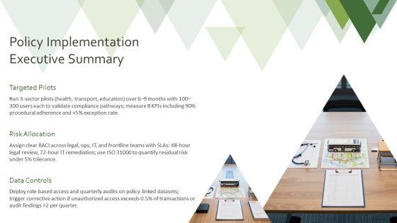 Policy Implementation PPT Summary VM
