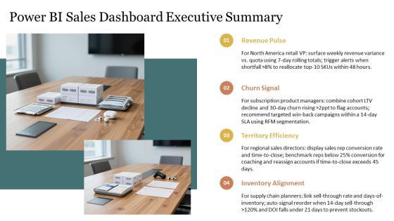Power BI Sales Dashboard PPT Guidelines VM