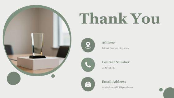 PowerPoint Acknowledgement PPT Outline VM