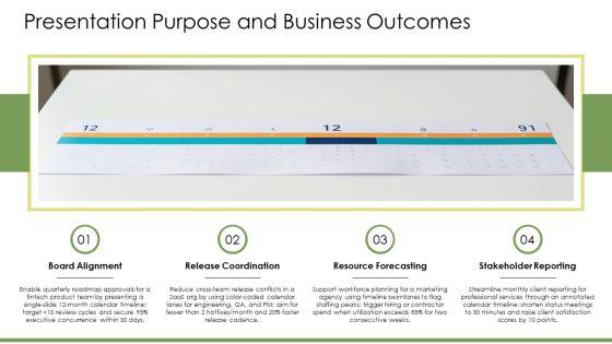 PowerPoint Calendar Timeline PPT Mockup VM