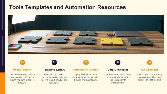 PowerPoint Puzzle Pieces Graphic PPT Structure VM