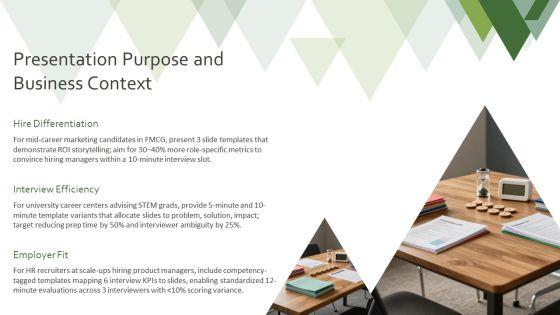 PowerPoint Templates For Job Interviews PPT Slides VM
