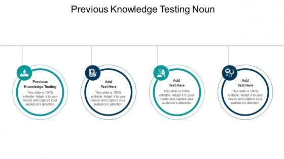 Previous Knowledge Testing Noun In Powerpoint And Google Slides Cpb