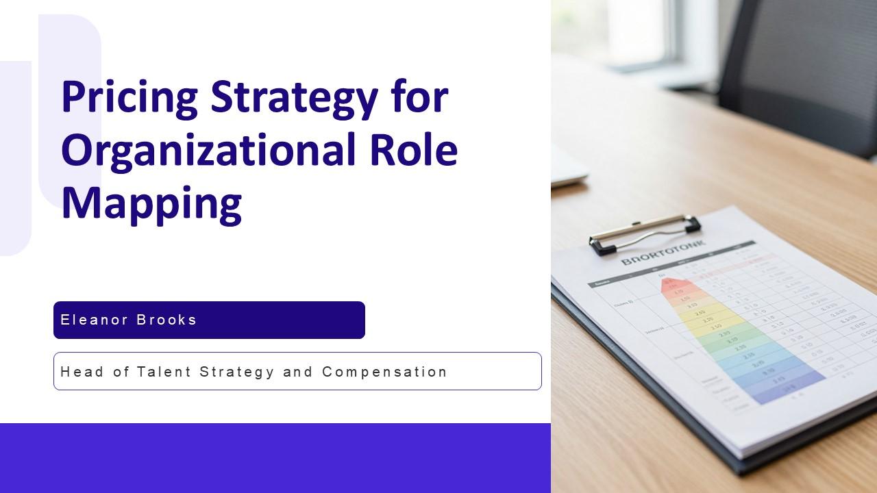 Pricing Strategy For Organizational Role Mapping PPT Slides VM
