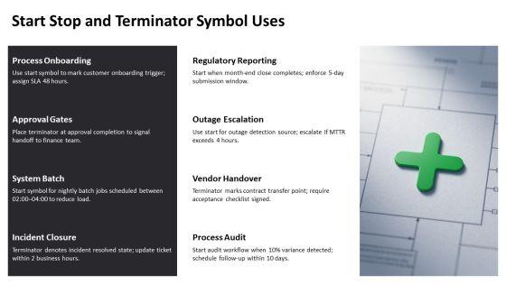 Process Flow Symbols PPT Summary VM