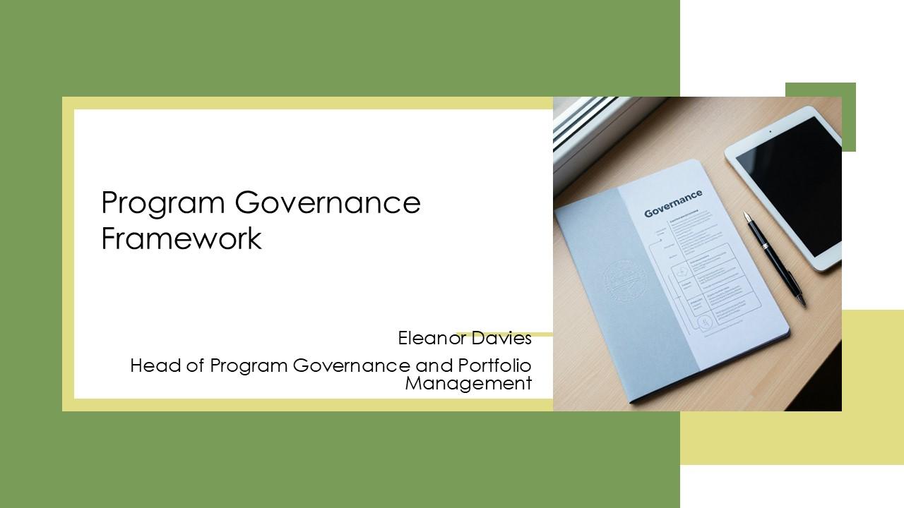 Program Governance Framework PPT Slides VM