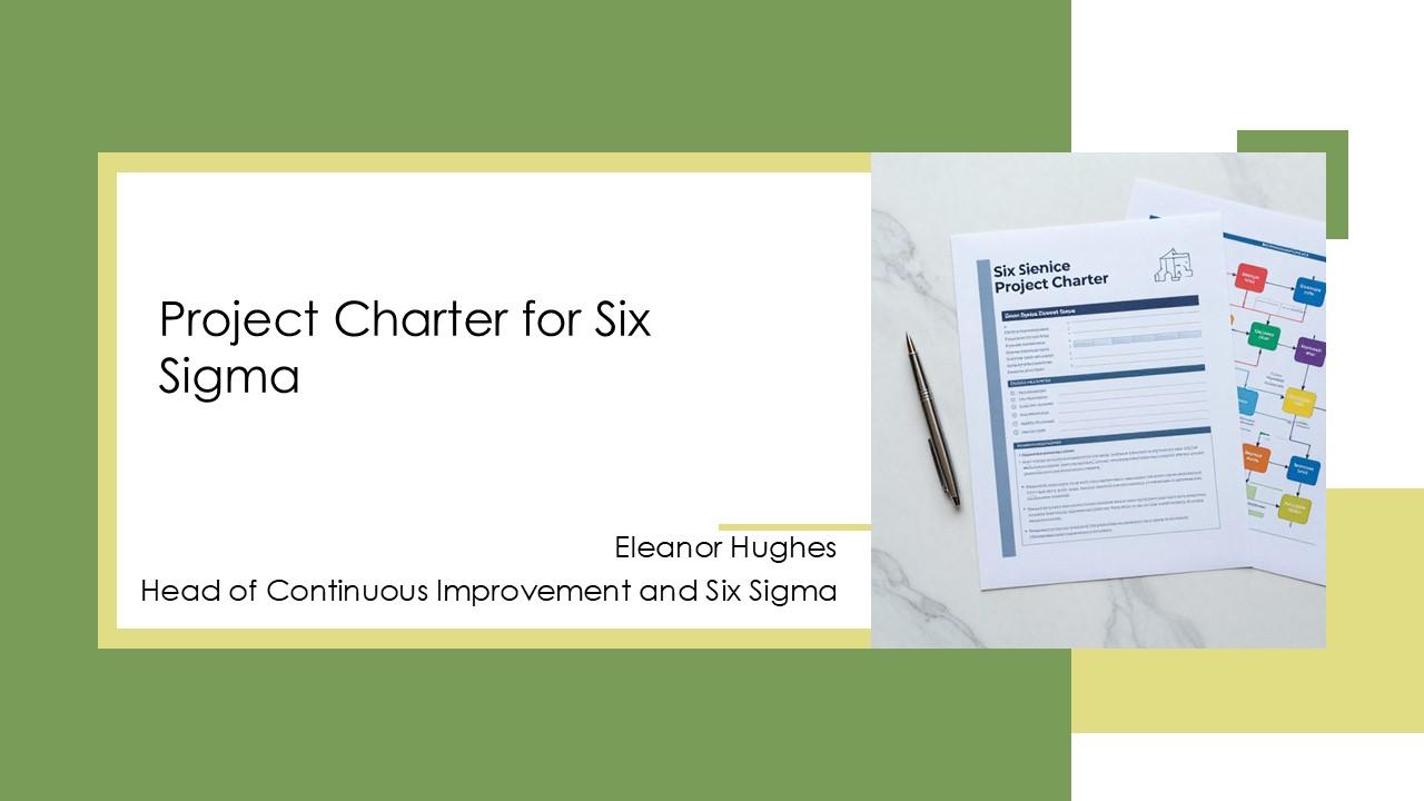 Project Charter For Six Sigma PPT Outline VM