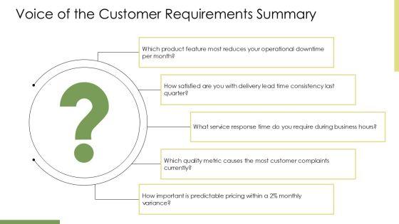 Project Charter For Six Sigma PPT Outline VM