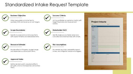 Project Intake Process Best Practices PPT Demonstration VM