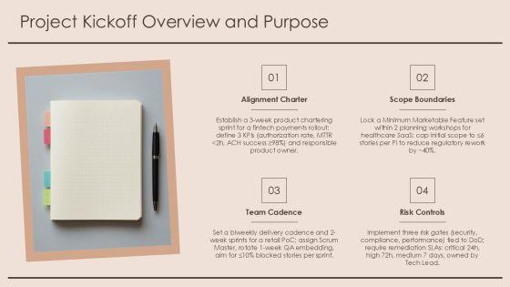 Project Kickoff Meeting Agenda For Agile Project Initiation PPT Summary VM
