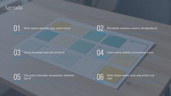 Project Management Process Group And For Computer Science Capstone PPT Mockup VM