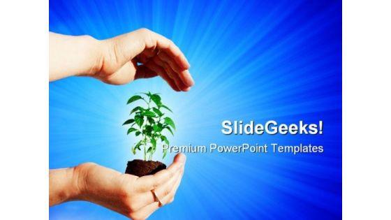 protecting_a_plant_nature_powerpoint_themes_and_powerpoint_slides_0511_title.jpg
