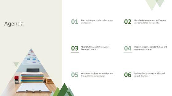 Provider Credentialing Process Flow Chart PPT Template VM