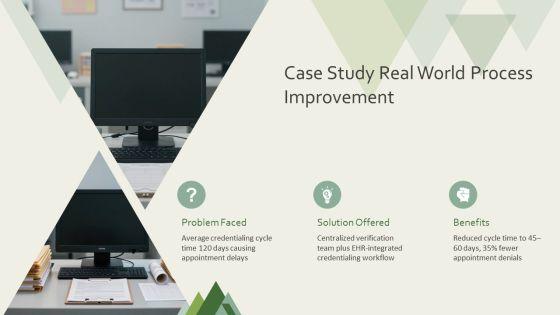 Provider Credentialing Process Flow Chart PPT Template VM