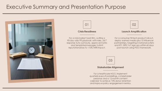 Public Relations Plan Example PDF PPT Outline VM