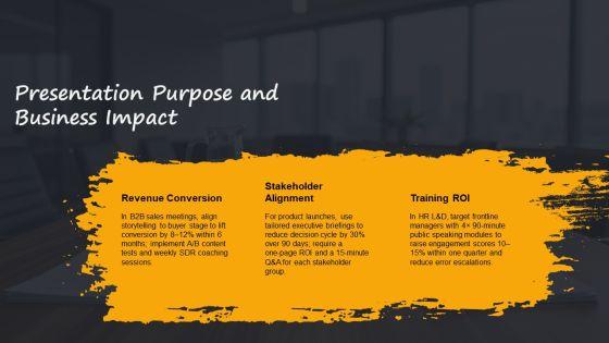 Public Speaking PPT Slides VM