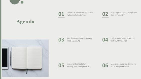 Quality Assurance Process And Tools For EMEA Market Coverage PPT Designs VM
