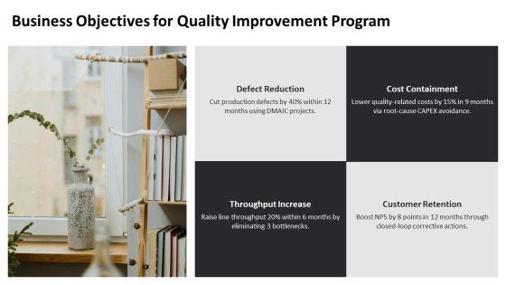 Quality Improvement Methodologies PPT Outline VM