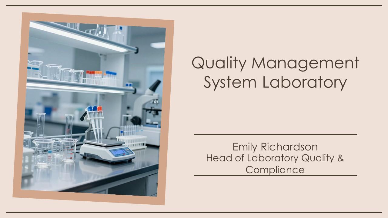 Quality Management System Laboratory PPT Summary VM