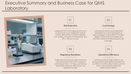 Quality Management System Laboratory PPT Summary VM