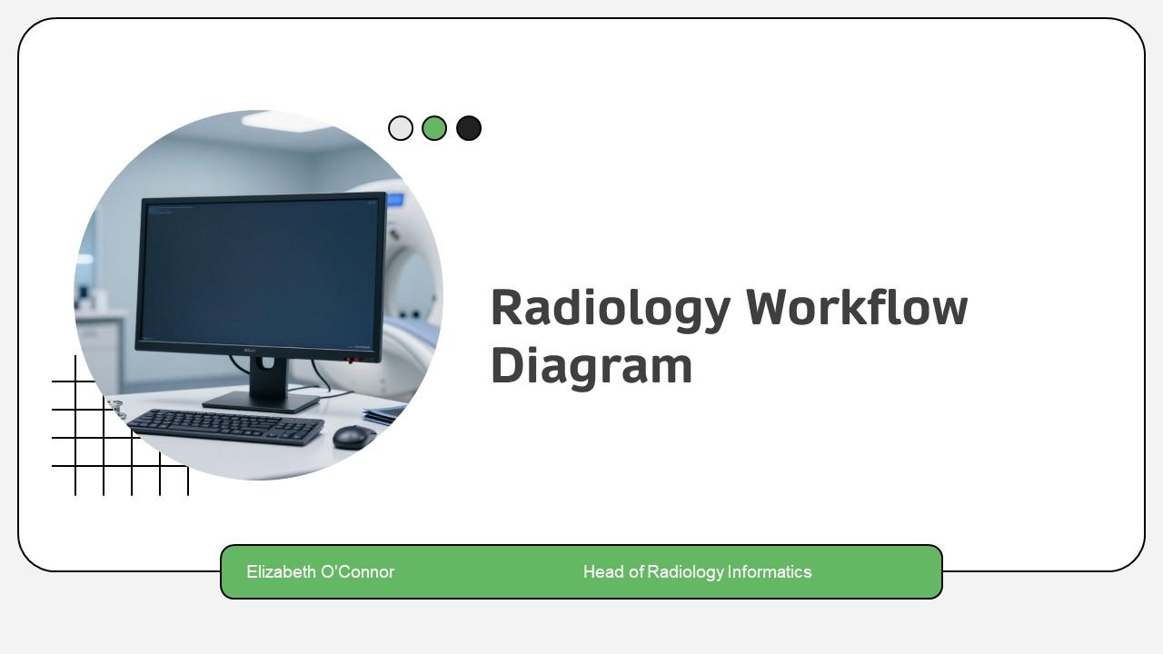 Radiology Workflow Diagram PPT Outline VM