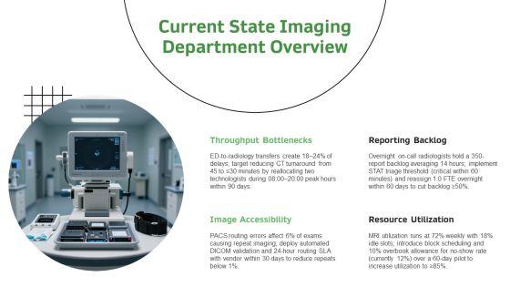 Radiology Workflow Diagram PPT Outline VM