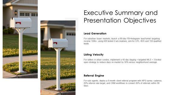 Real Estate Agent Marketing Plan PDF PPT Outline VM