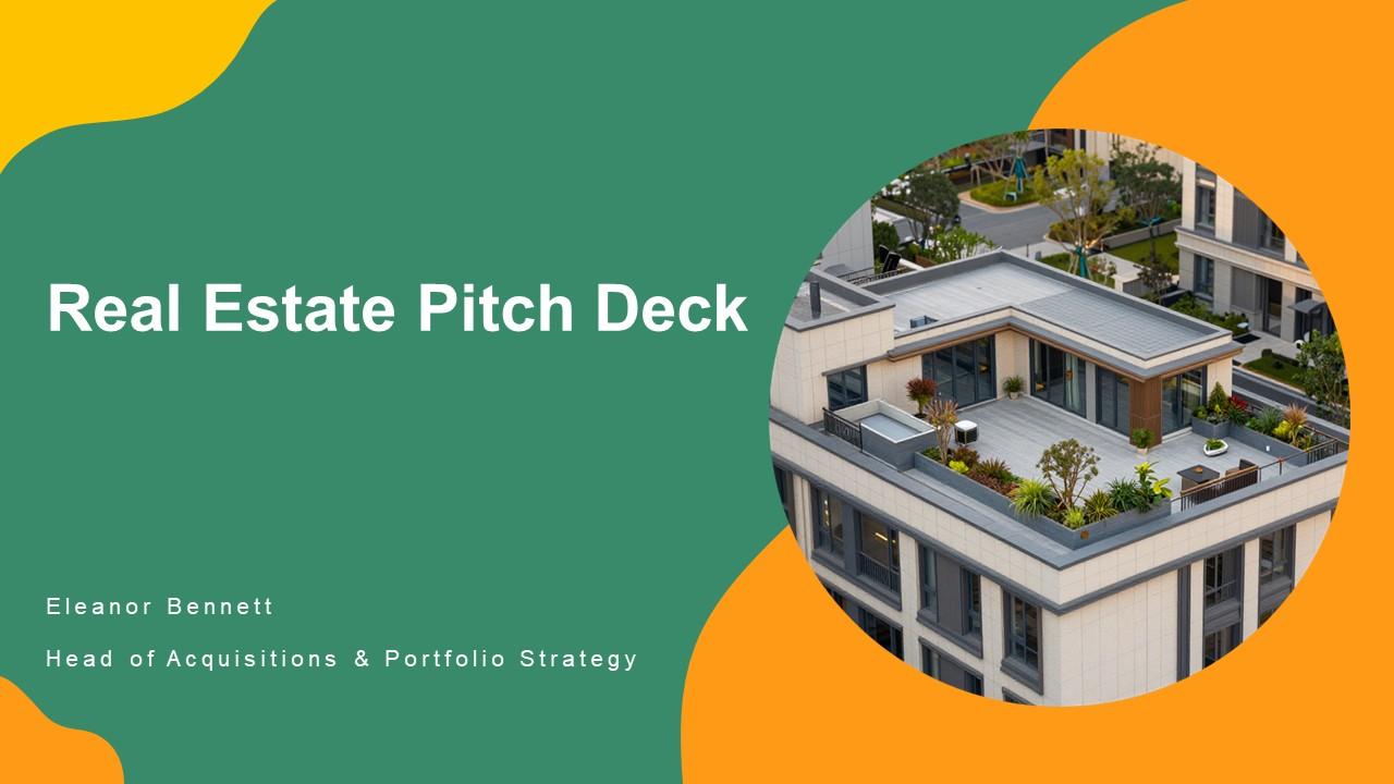 Real Estate Pitch Deck PPT Slides VM