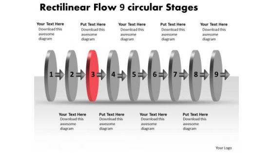 rectilinear_flow_9_circular_stages_draw_charts_powerpoint_templates_1.jpg