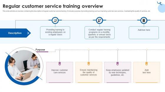 Regular Customer Service Training Overview Customer Service Training Ppt Template Regular Customer Service Training Overview Customer Service Training Ppt Template