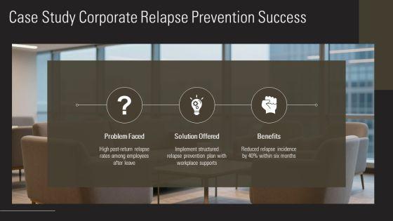 Relapse Prevention Plan Template PDF PPT Outline VM