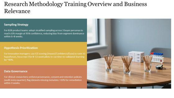 Research Methodology Training PPT Demonstration VM