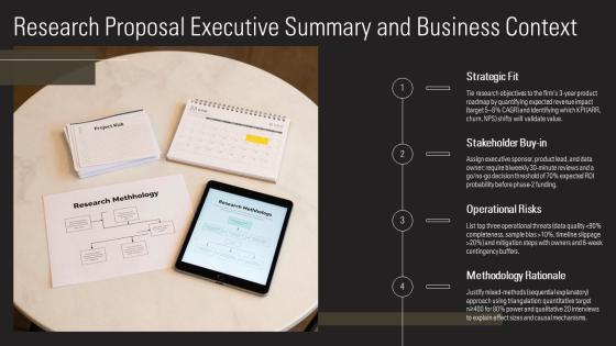 Research Proposal Methodology PPT Presentation VM