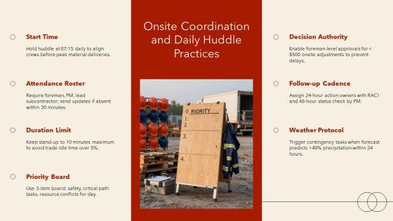 Residential Construction Project Scheduling PPT Slides VM