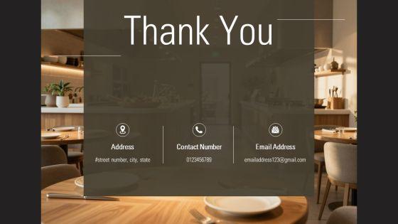 Restaurant Franchise Business Plan PPT Sample VM