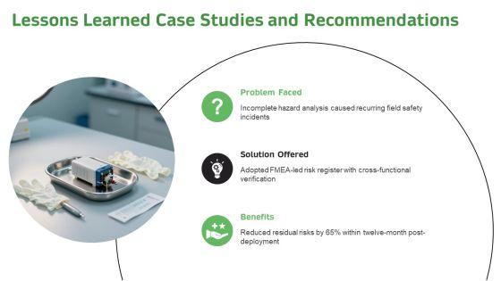 Risk Analysis Medical Device PPT Mockup VM