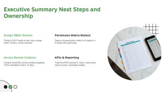 Role Based Access Control RBAC For SEO Performance Reporting PPT Template VM