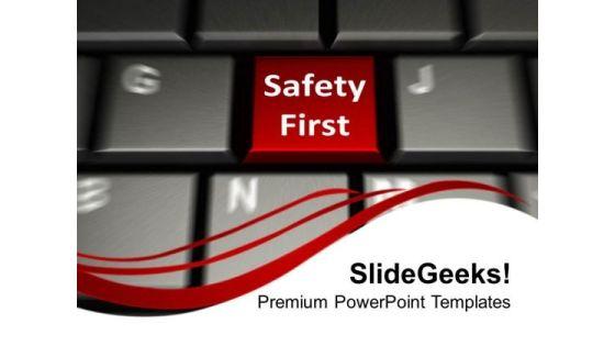 Safety First Concept Business Security PowerPoint Templates And PowerPoint Themes 1112 Safety First Concept Business Security PowerPoint Templates And PowerPoint Themes 1112
