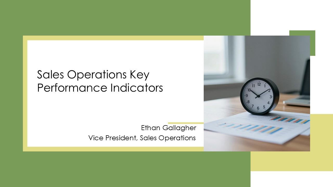 Sales Operations Key Performance Indicators PPT Summary VM