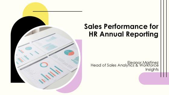 Sales Performance For HR Annual Reporting PPT Information VM