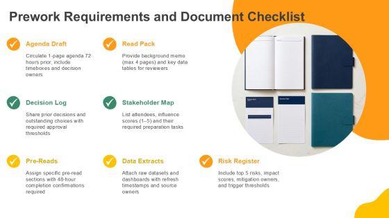 Sample Agenda For Meeting Preparation PPT Summary VM