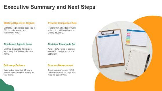 Sample Agenda For Meeting Preparation PPT Summary VM