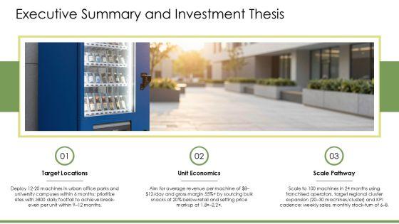 Sample Business Plan For Vending Machine PPT Demonstration VM