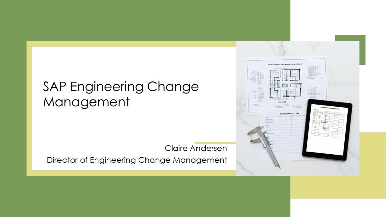 SAP Engineering Change Management PPT Information VM