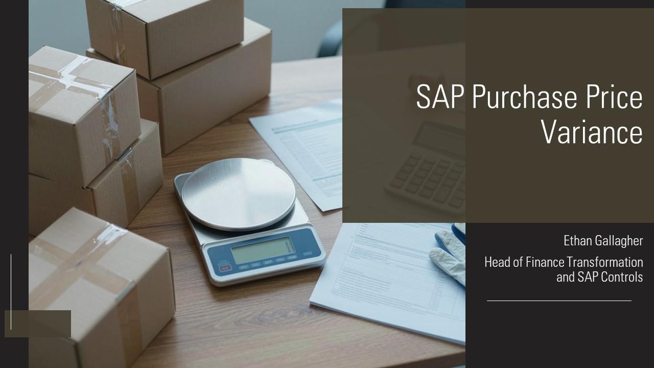 SAP Purchase Price Variance PPT Summary VM
