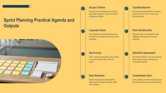 Scrum Artifacts And Events PPT PowerPoint VM