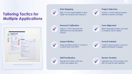 Self Creative Resume Template For Resume Building PPT Summary VM