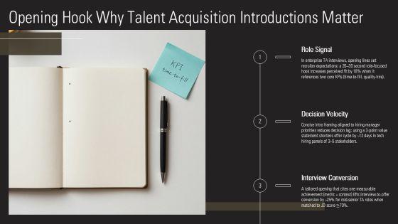 Self Introduction In Interview For For Talent Acquisition PPT Structure VM