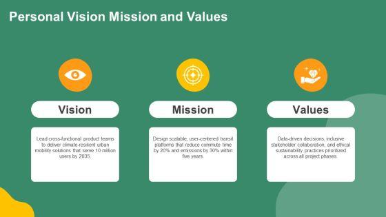Self Introduction PPT Mockup VM