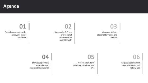 Self Introduction Slide PPT Example VM